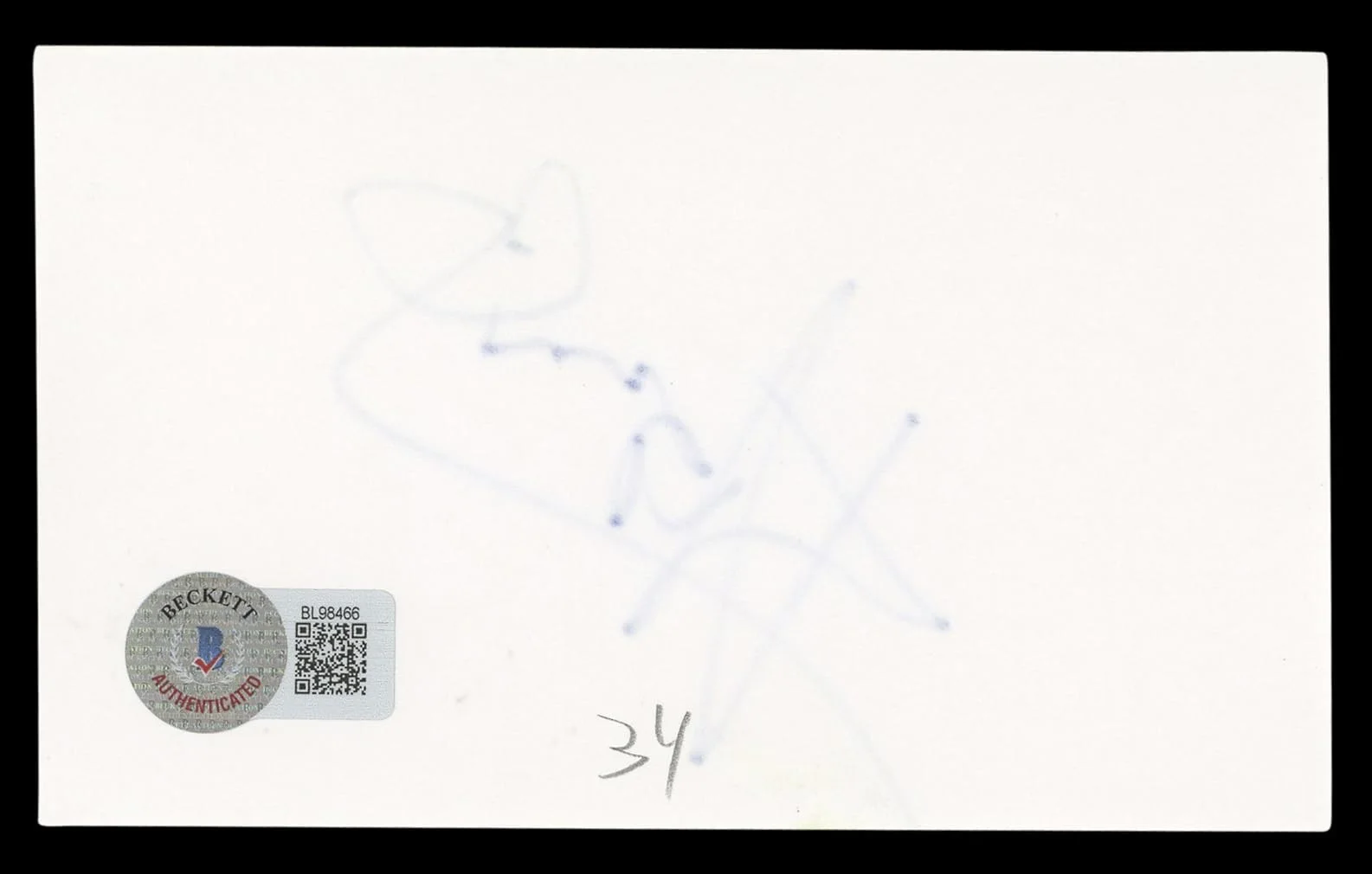 Howie Mandel — Howie Mandel Deal or No Deal Authentic Signed 3x5 Index Card BAS #BL98466, изображение 5