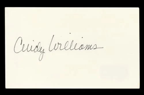 Cindy Williams — Cindy Williams Happy Days Authentic Signed 3x5 Index Card BAS #BL96544, изображение 3