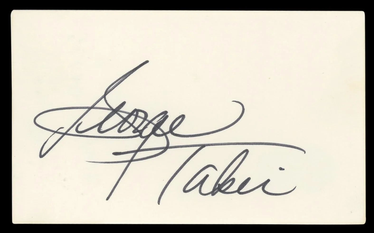 George Takei — George Takei Star Trek Authentic Signed 3x5 Index Card Autographed BAS #BL96803, image 4