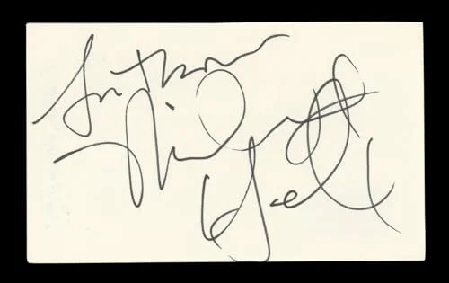 Anthony Michael Hall — Anthony Michael Hall The Breakfast Club Signed 3x5 Index Card BAS #BL96675, image 3