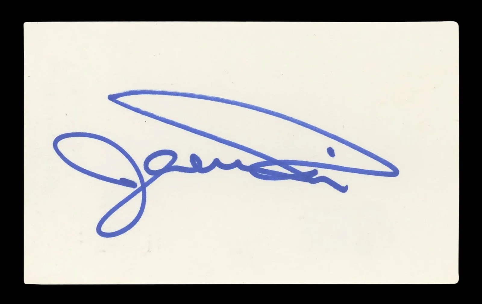Jeremy Piven — Jeremy Piven Entourage Authentic Signed 3x5 Index Card Autographed BAS #BL96455, image 4