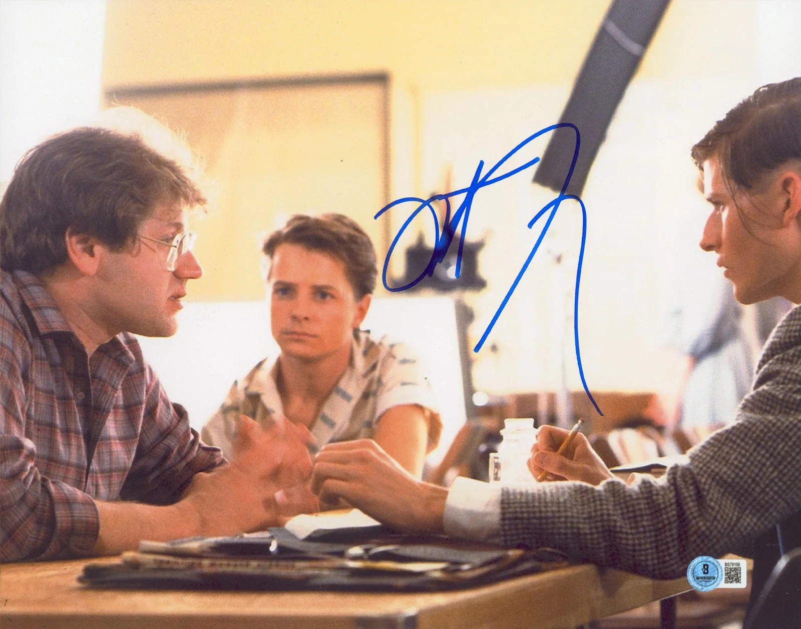 Robert Zemeckis — Robert Zemeckis Back To The Future Authentic Signed 11x14 Photo BAS #BS78158