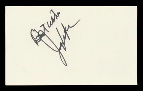 Jerry Van Dyke — Jerry Van Dyke Coach "Best Wishes" Authentic Signed 3x5 Index Card BAS #BL96752, изображение 3