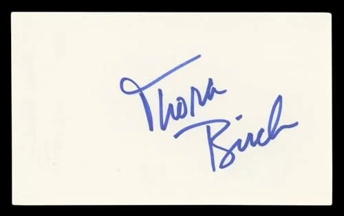 Thora Birch — Thora Birch Ghost World Authentic Signed 3x5 Index Card Autographed BAS #BL98633, image 3