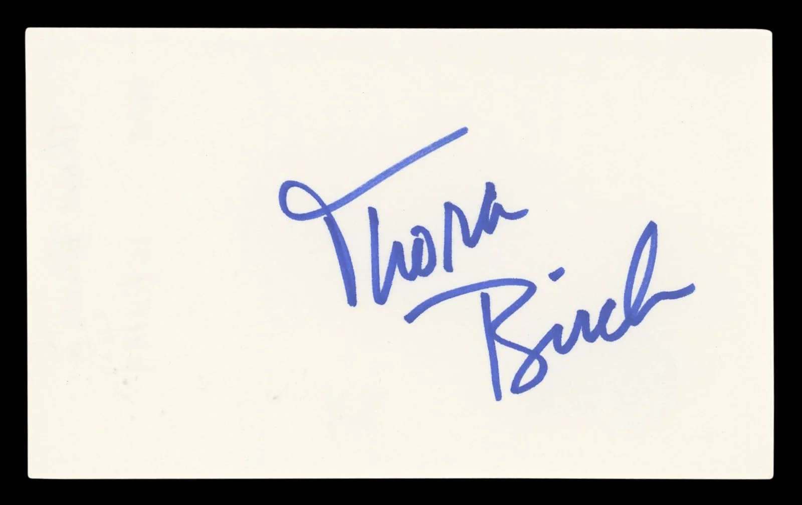 Thora Birch — Thora Birch Ghost World Authentic Signed 3x5 Index Card Autographed BAS #BL98633, image 4