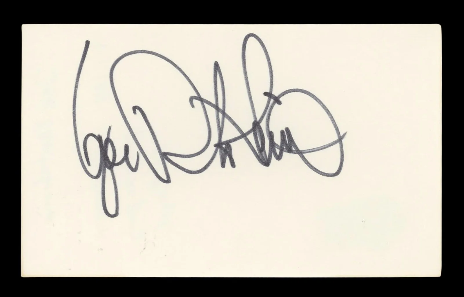 Joe Pantoliano — Joe Pantoliano The Sopranos Authentic Signed 3x5 Index Card BAS #BL96441, image 4