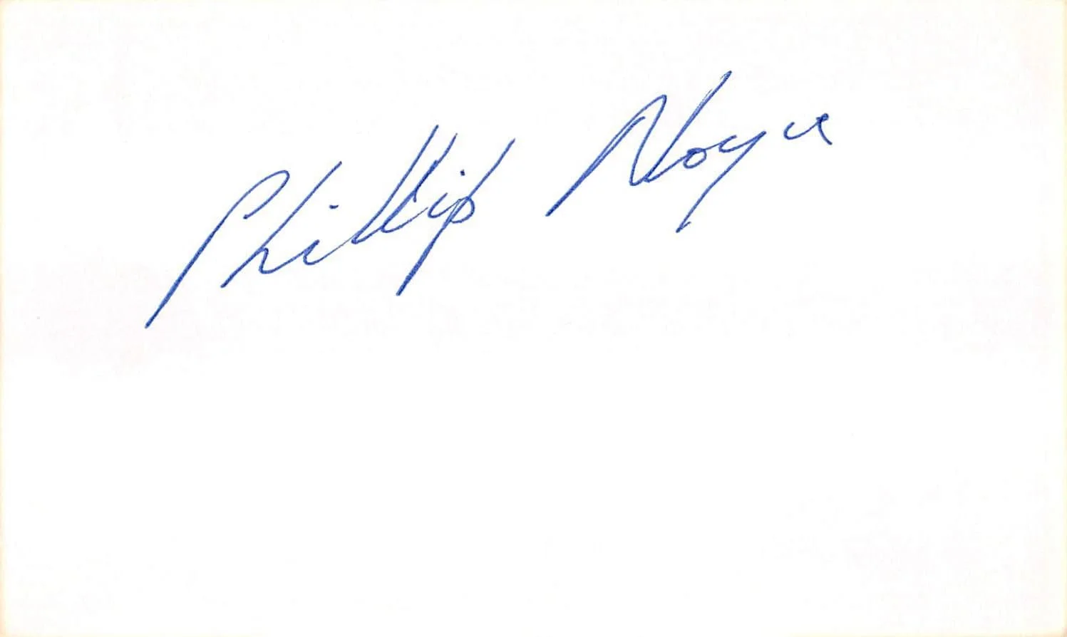 Phillip Noyce — Phillip Noyce The Giver Authentic Signed 3x5 Index Card Autographed BAS #BL96251, image 4