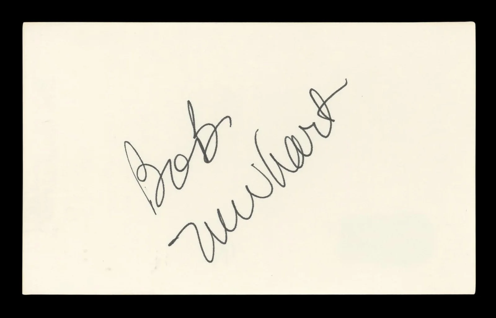 Bob Newhart — Bob Newhart The Big Bang Theory Authentic Signed 3x5 Index Card BAS #BL96464, изображение 4