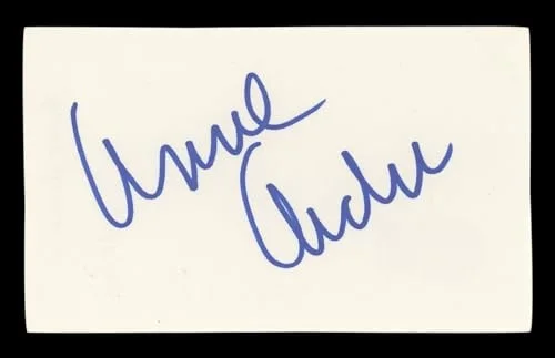 Anne Archer — Anne Archer Fatal Attraction Authentic Signed 3x5 Index Card BAS #BL96925, изображение 3