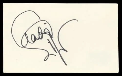 Claudia Schiffer — Claudia Schiffer Love Actually Authentic Signed 3x5 Index Card BAS #BL98493, image 3