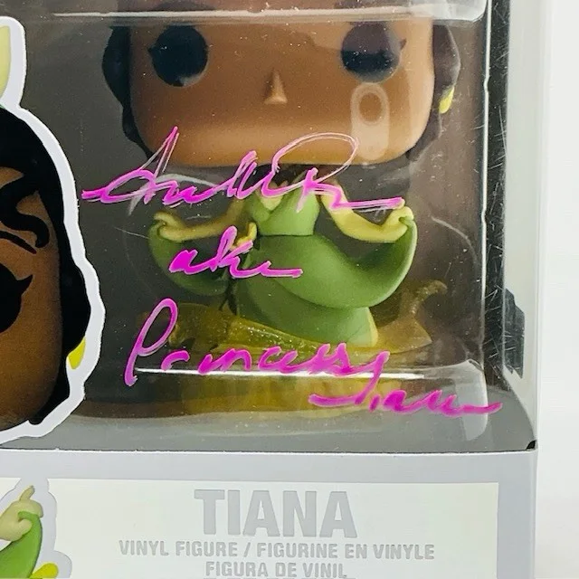 Anika Noni Rose Autographed Tiana The Princess And The Frog Disney 100 Funko Pop, изображение 2