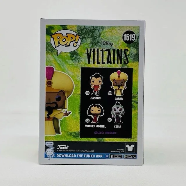 Jonathan Freeman Autographed Alladin Jafar Disney Villains Funko Pop #1519 OCCM, image 4