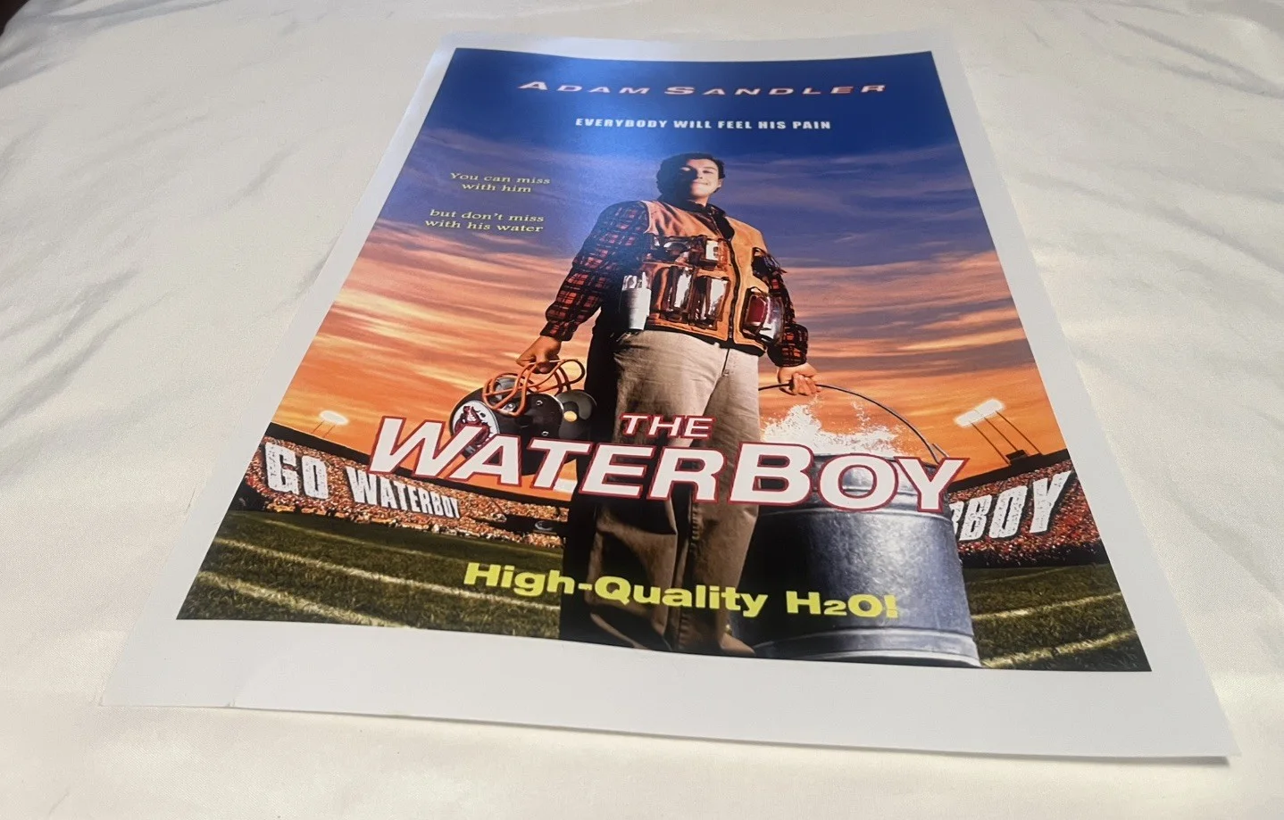 The Waterboy 11”Wx17”T, Movie Poster - Adam Sandler, EPSON paper, Print, изображение 2