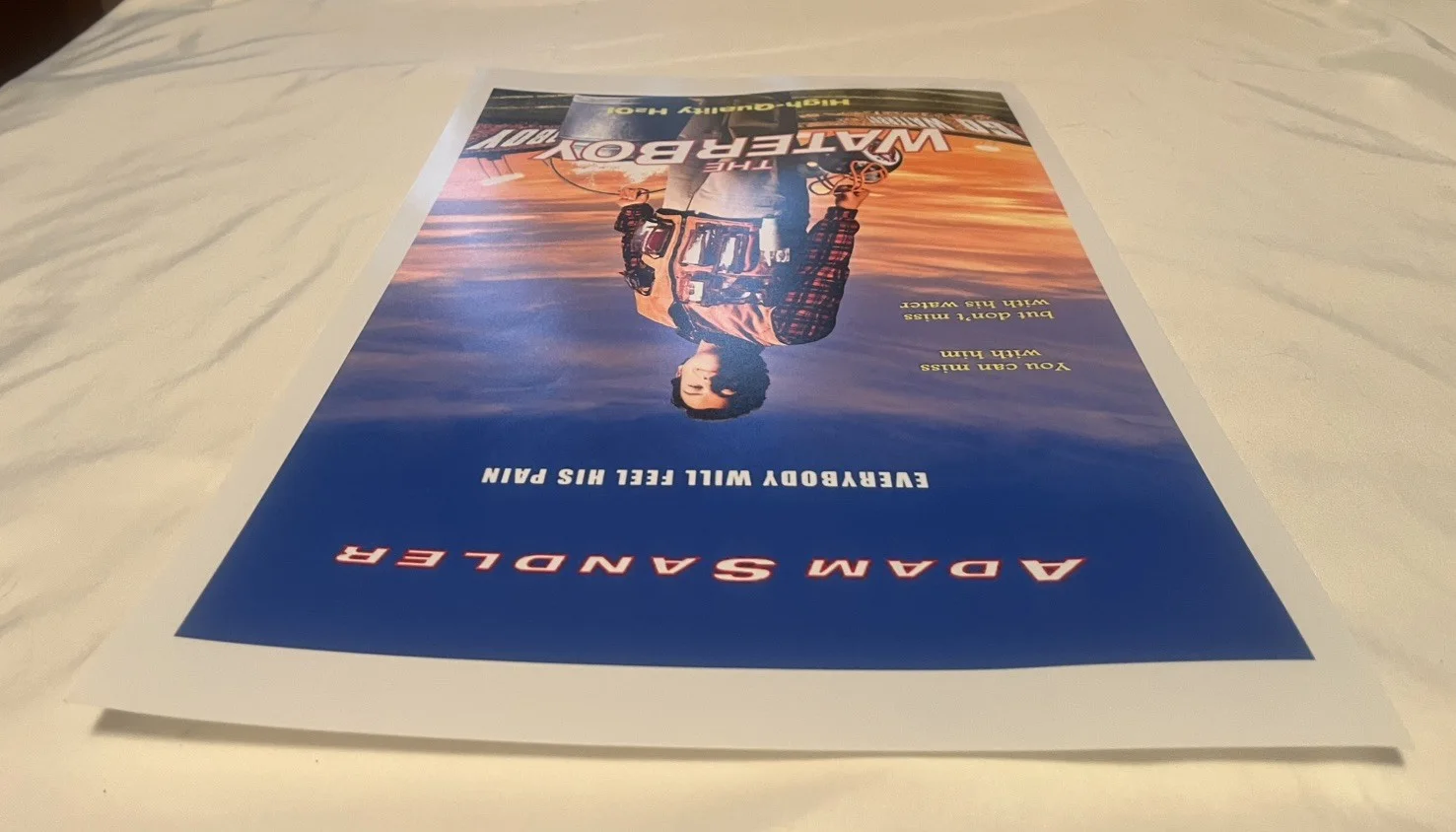 The Waterboy 11”Wx17”T, Movie Poster - Adam Sandler, EPSON paper, Print, изображение 3