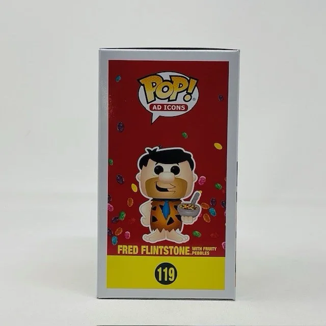 Jeff Bergman Autographed Fred Flintstone With Post Fruity Pebbles Funko Pop OCCM, изображение 3