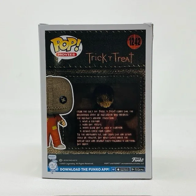 Quinn Lord Autographed Horror Movie Sam Trick ‘R Treat Funko Pop #1242 OCCM, изображение 4