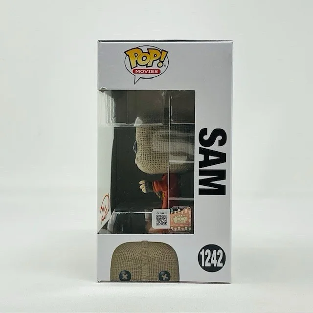 Quinn Lord Autographed Horror Movie Sam Trick ‘R Treat Funko Pop #1242 OCCM, изображение 5