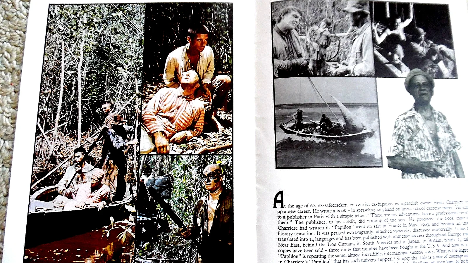 PAPILLON (1973) CINEMA FILM MOVIE SOUVENIR BROCHURE, изображение 2