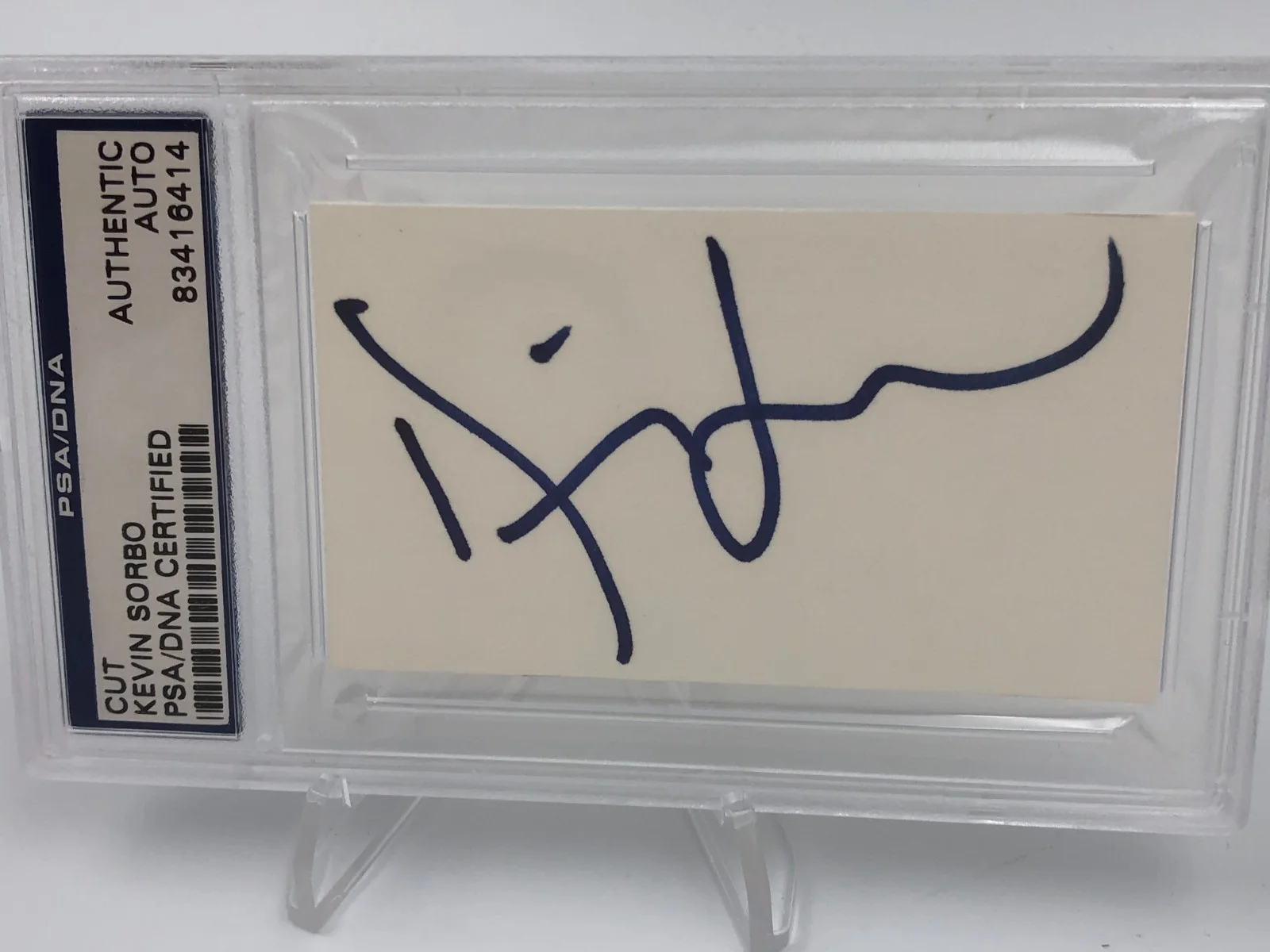 KEVIN SORBO — KEVIN SORBO PSA AUTO Authentic Signed Index Card TV Actor ANDROMEDA HERCULES, image 4