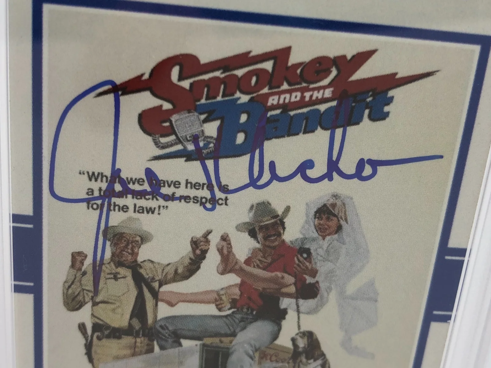 JOE KLECKO — JOE KLECKO AUTO Card Signed Authentic Custom SMOKEY AND THE BANDIT PSA GEM MT 10, изображение 3
