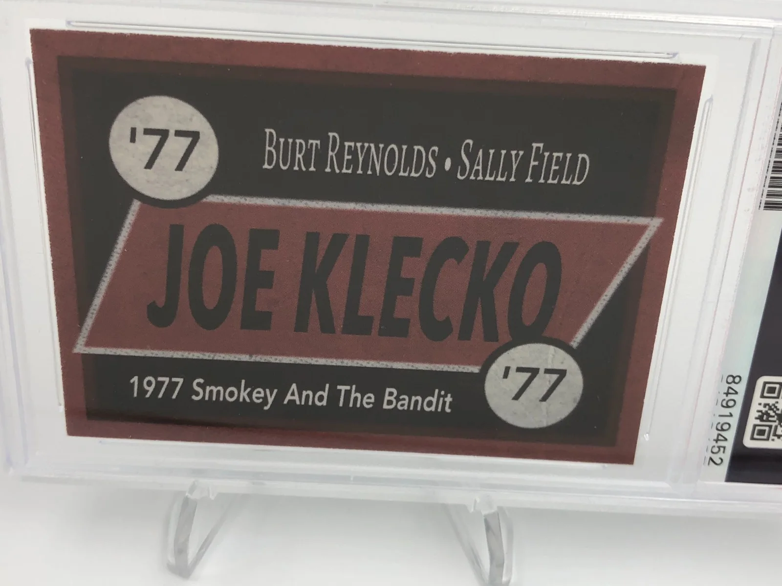 JOE KLECKO — JOE KLECKO AUTO Card Signed Authentic Custom SMOKEY AND THE BANDIT PSA GEM MT 10, изображение 5