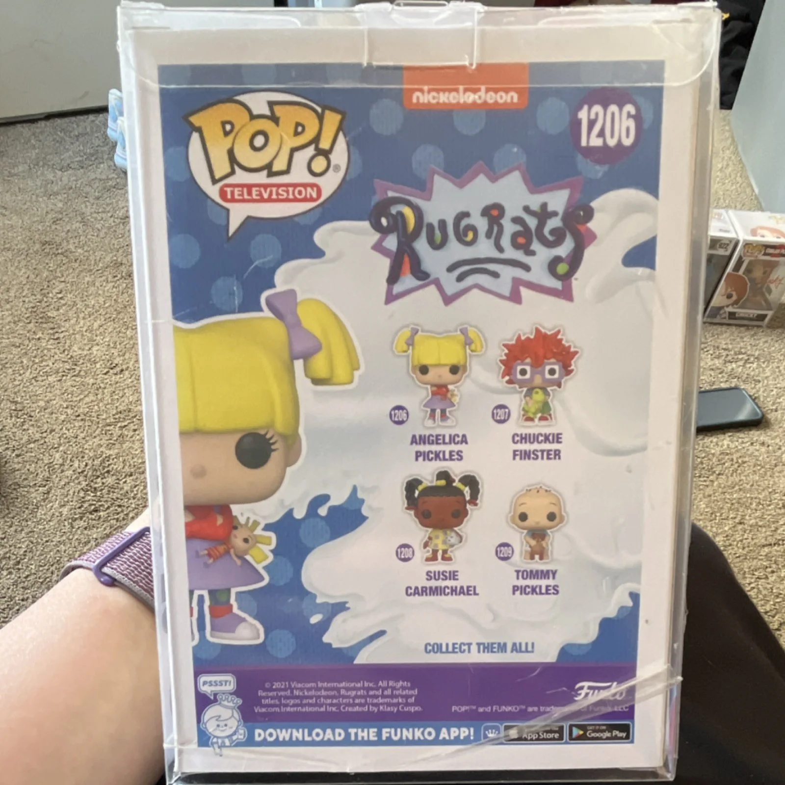 Cheryl Chase — Funko Pop Rugrats Angelica Pickles Signed Cheryl Chase PSA Authenticated, image 2