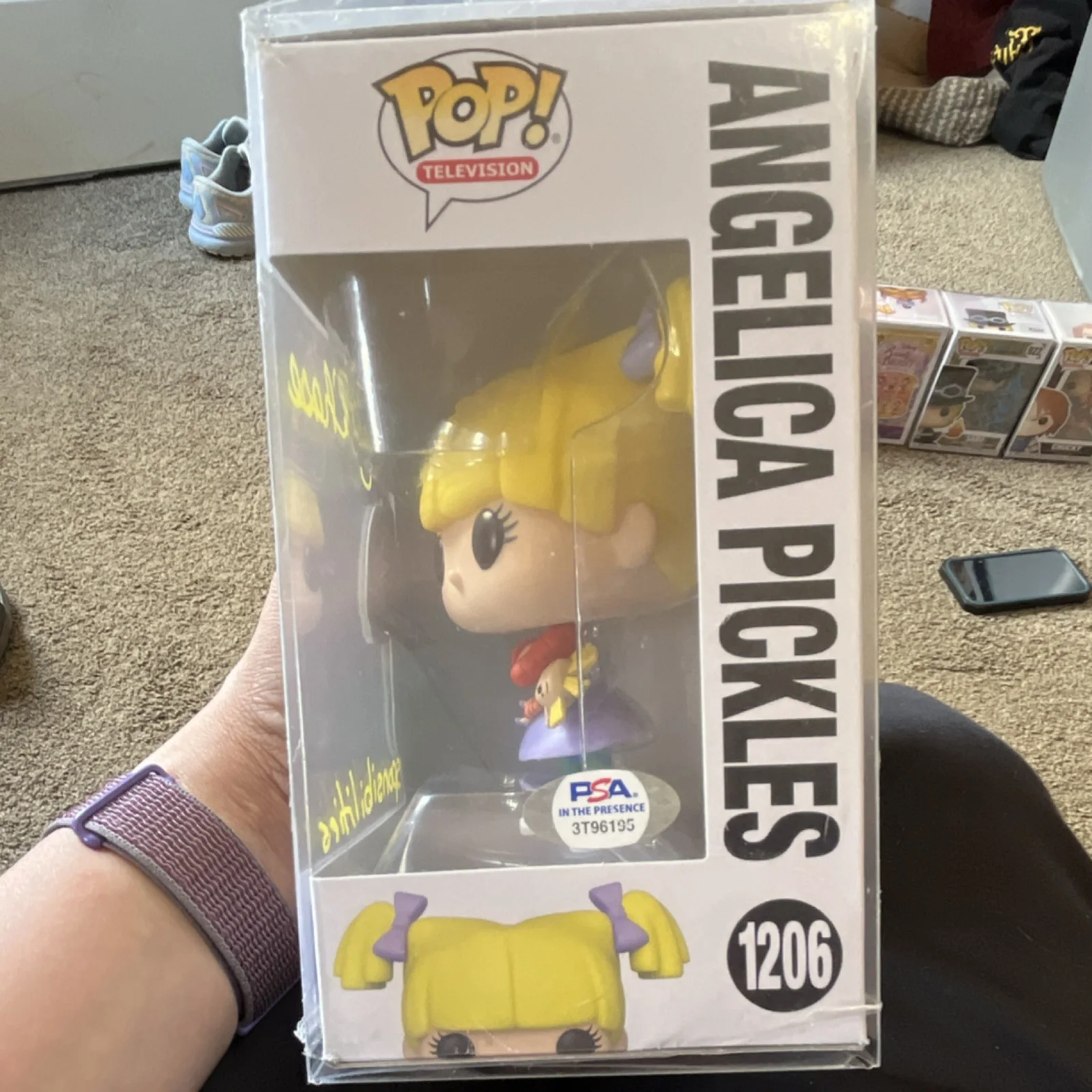 Cheryl Chase — Funko Pop Rugrats Angelica Pickles Signed Cheryl Chase PSA Authenticated, image 3