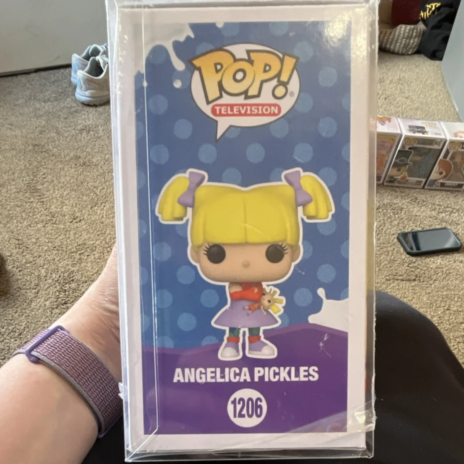 Cheryl Chase — Funko Pop Rugrats Angelica Pickles Signed Cheryl Chase PSA Authenticated, image 4