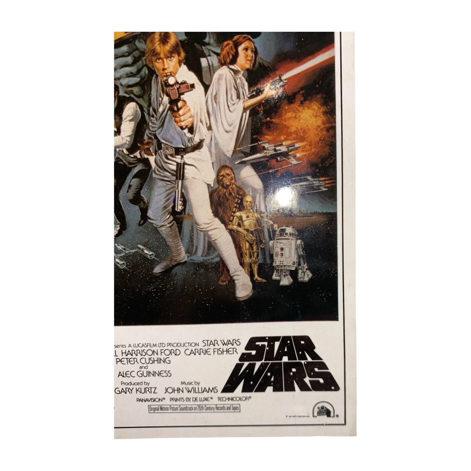 Star Wars A New Hope 2001 Postcard Movie Poster Art Lucasfilm Impact Merch, изображение 5