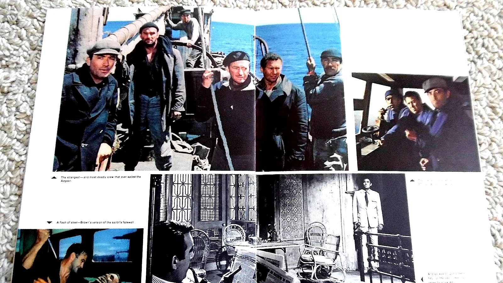 THE GUNS OF NAVARONE (1961) CINEMA FILM MOVIE SOUVENIR BROCHURE, изображение 2