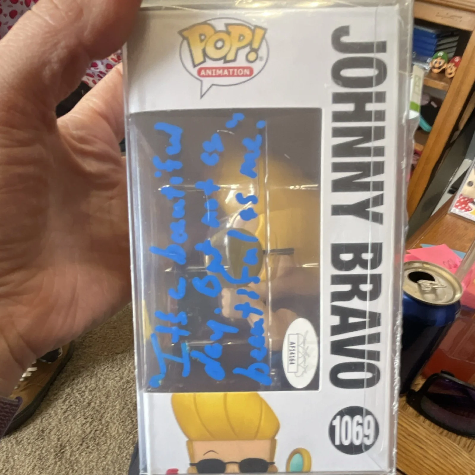 Jeff Bennett — Funko Pop Johnny Bravo #1069 Figure Signed by Jeff Bennett JSA Authenticated, image 2