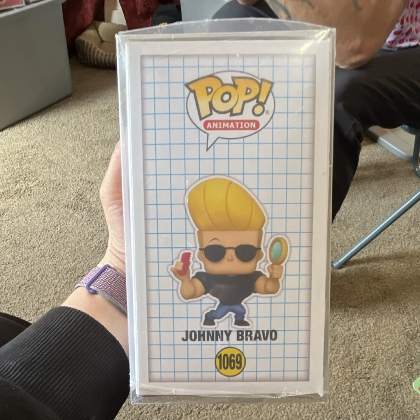 Jeff Bennett — Funko Pop Johnny Bravo #1069 Figure Signed by Jeff Bennett JSA Authenticated, image 4