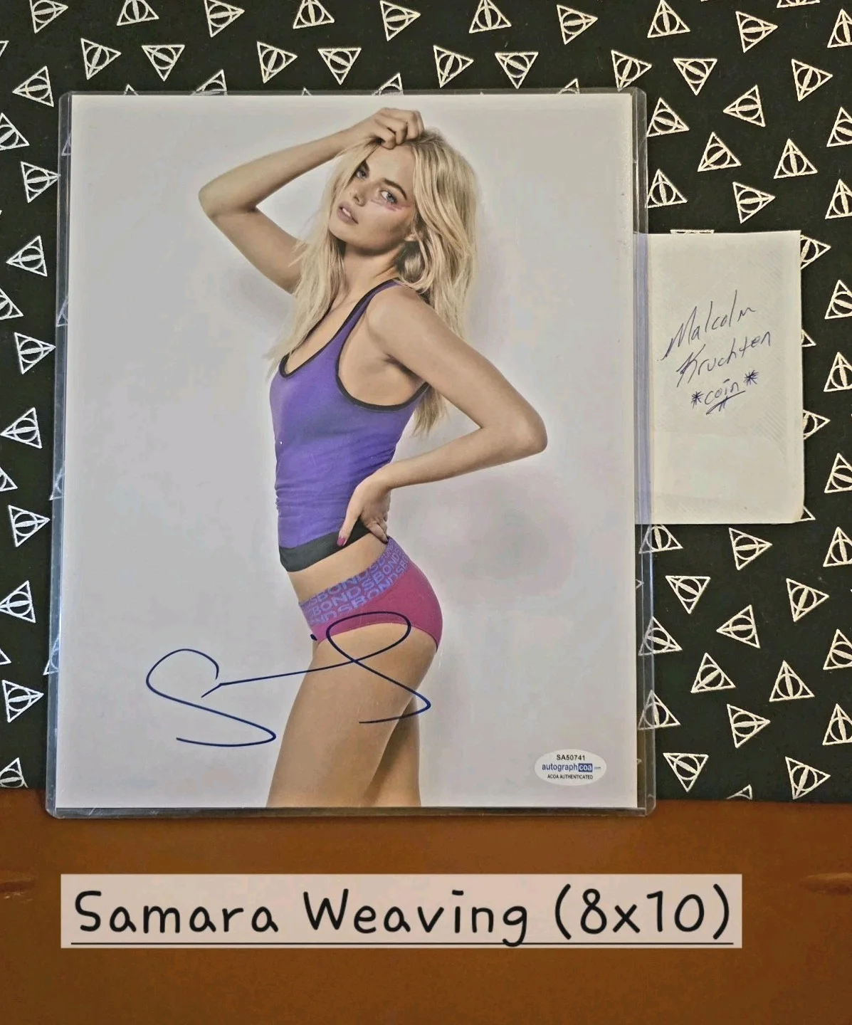 Samara Weaving — Samara Weaving Signed 8x10 Original Photo AutographCOA Movies