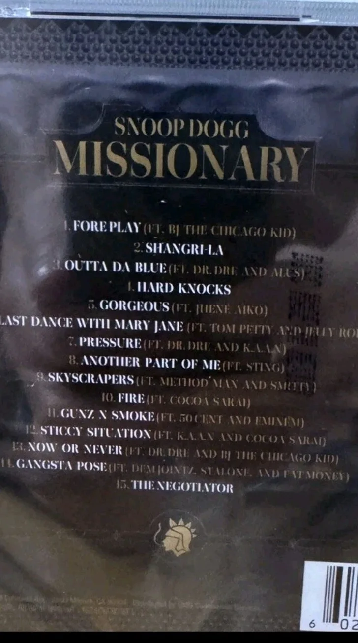 Snoop Dogg SIGNED CD Art Card Missionary Exclusive BRAND NEW 2024, изображение 5