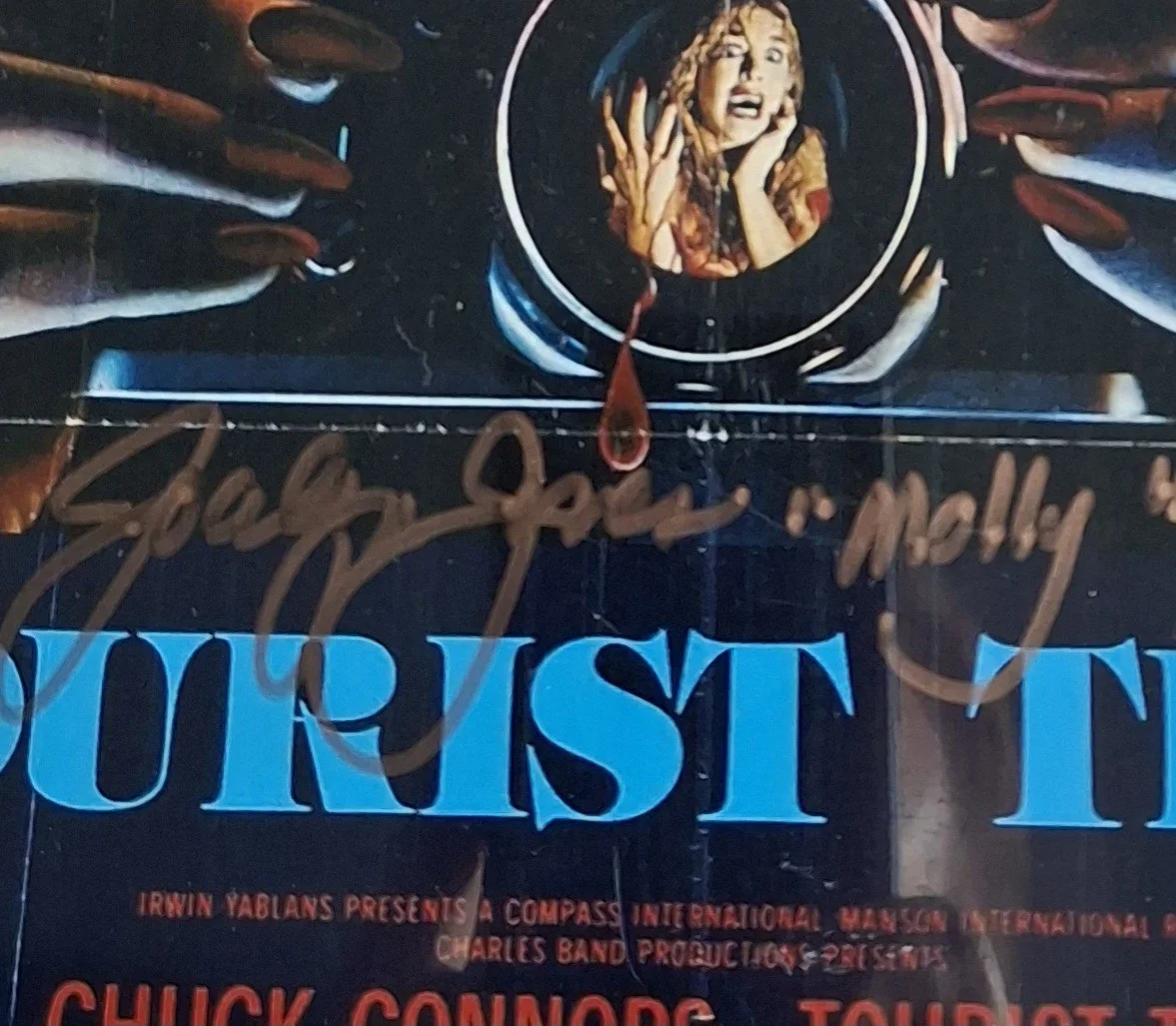 TOURIST TRAP 11X17 POSTER SIGNED BY JOCELYN JONES WITH INSCRIPTION, изображение 3