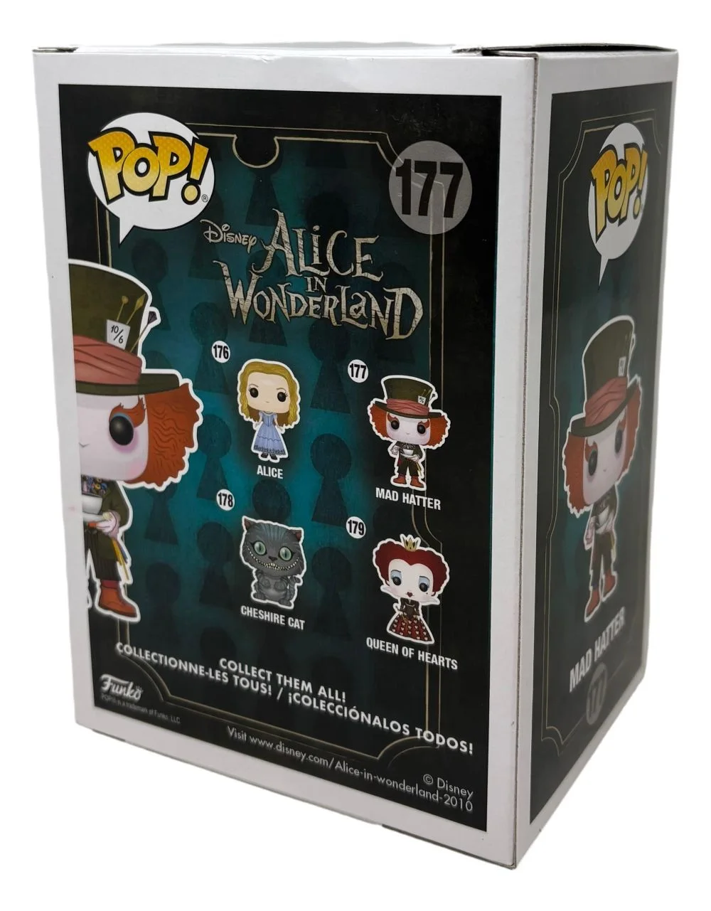 Johnny Depp — Johnny Depp Signed Alice In Wonderland Funko Pop #177 JSA, изображение 2
