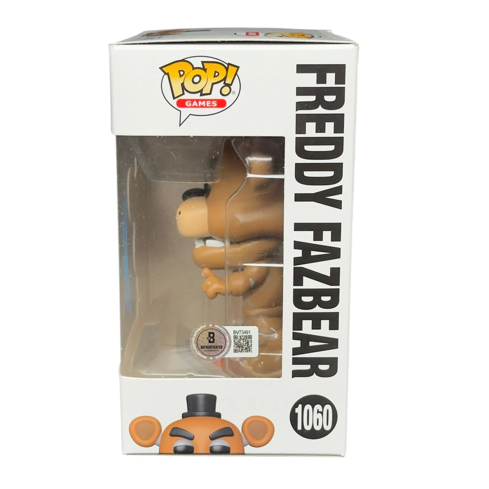Josh Hutcherson — Josh Hutcherson Signed Five Nights At Freddys Funko Pop 1060 Beckett Autograph, image 2