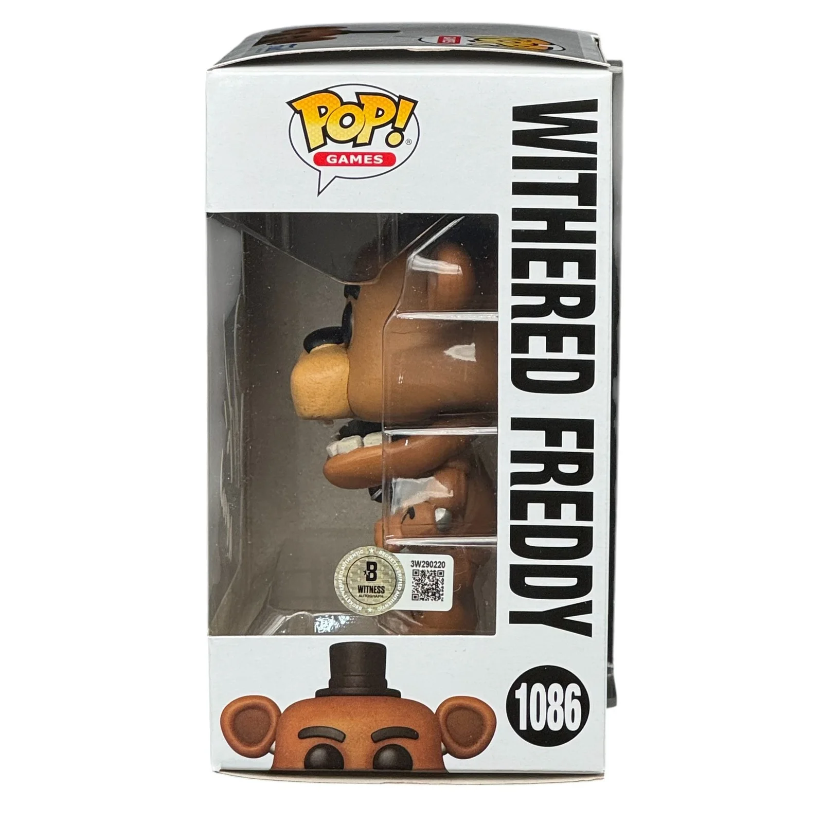 Matthew Lillard — Matthew Lillard Signed Withered Freddy Funko Pop 1066 "Afton" Beckett Autograph, image 2