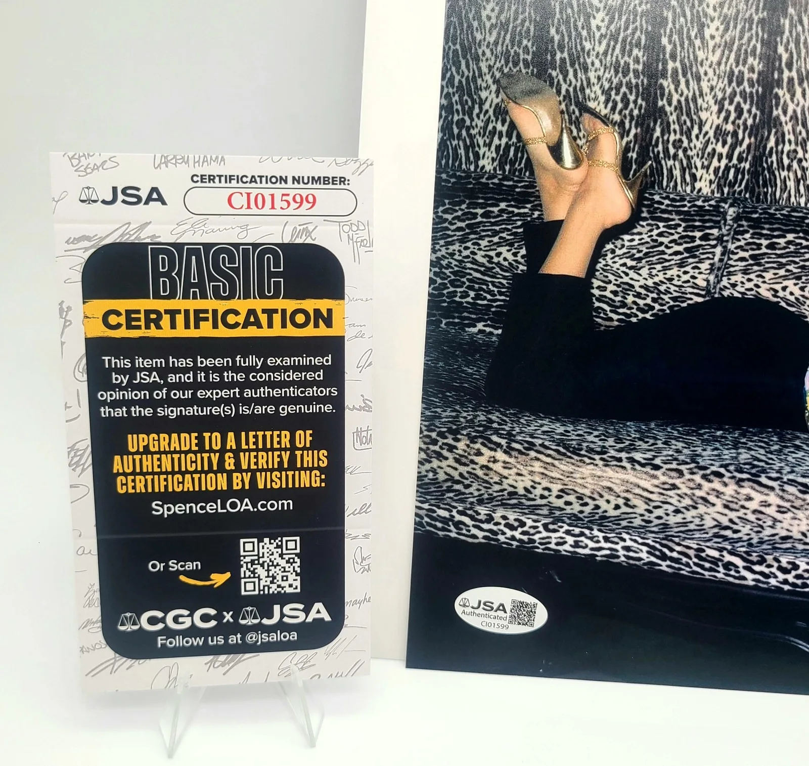 Connie Francis Signed 8x10 Photo JSA COA Authentic Autograph Singer, image 2