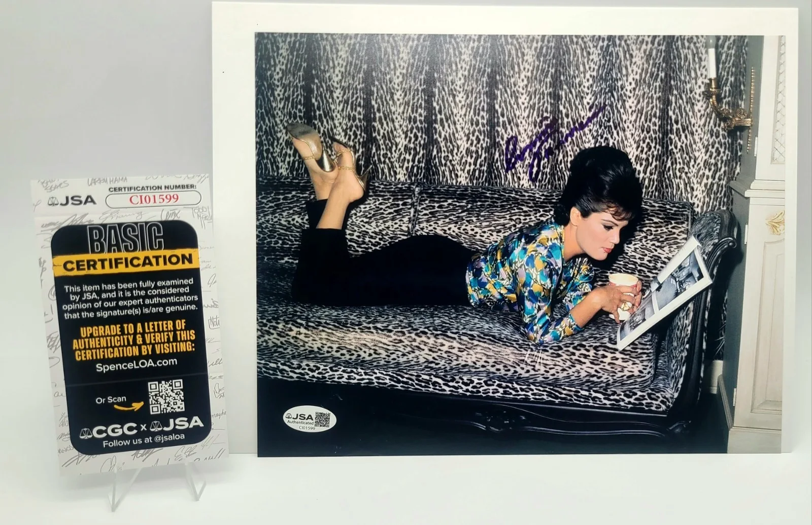 Connie Francis Signed 8x10 Photo JSA COA Authentic Autograph Singer, image 5