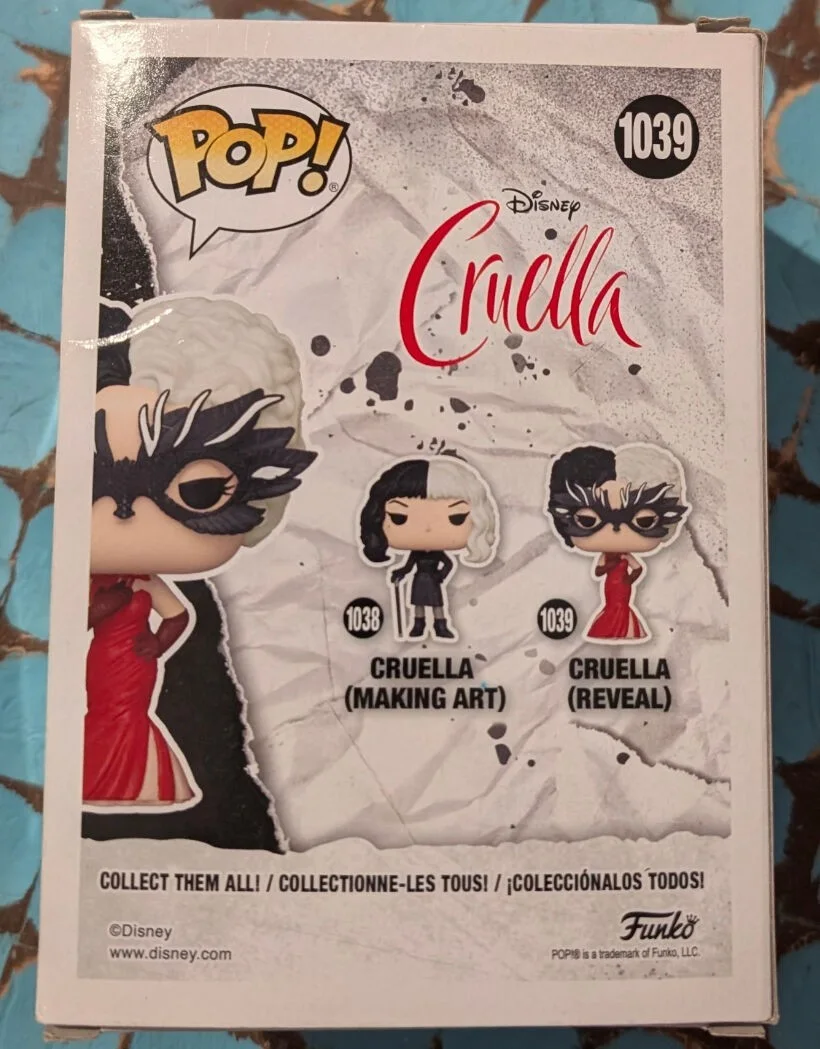 EMMA STONE signed FUNKO POP Cruella (Reveal) JSA Authenticated 101 Dalmatians, image 5