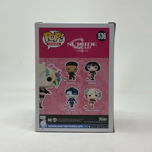 Karlii Hoch Autographed Harley Quinn DC Suicide Squad Isekai Funko Pop #536 OCCM, изображение 4