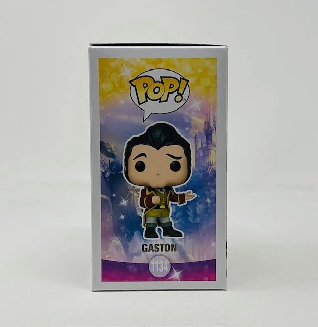 Richard White Autographed Gaston Disney Beauty And The Beast Funko Pop OCCM, изображение 3