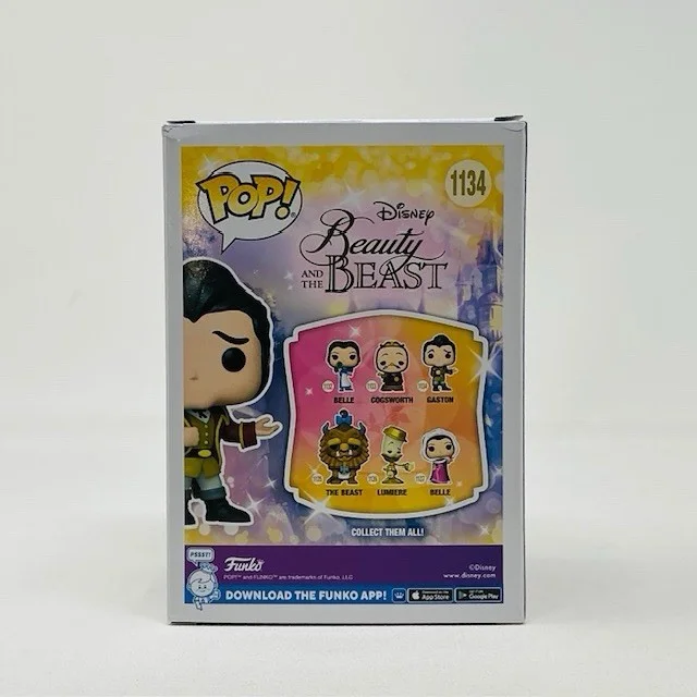 Richard White Autographed Gaston Disney Beauty And The Beast Funko Pop OCCM, изображение 4