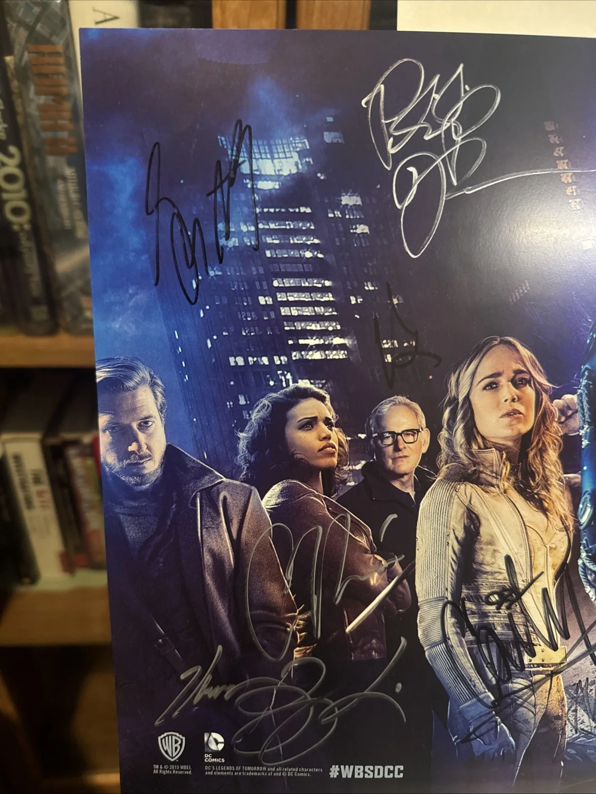 Dc Legends Of Tomorrow Signed Cast Poster 2015 11 Signatures Rare 2015 Comic Con, изображение 2