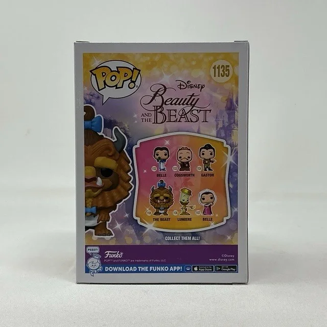 Robby Benson Autographed The Beast Disney Beauty And The Beast Funko Pop OCCM, изображение 4