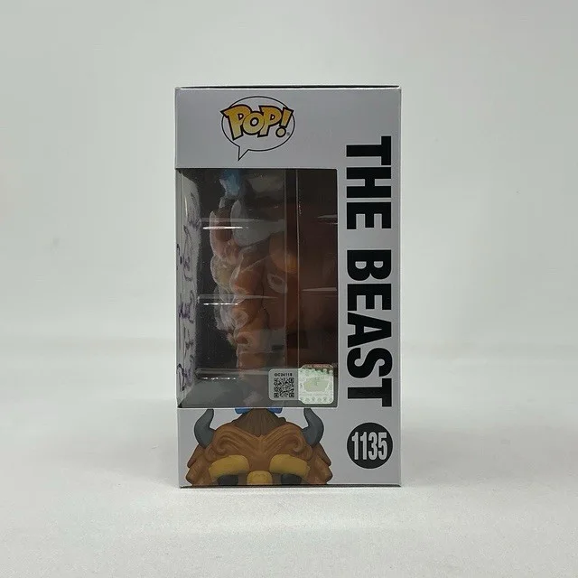 Robby Benson Autographed The Beast Disney Beauty And The Beast Funko Pop OCCM, изображение 5