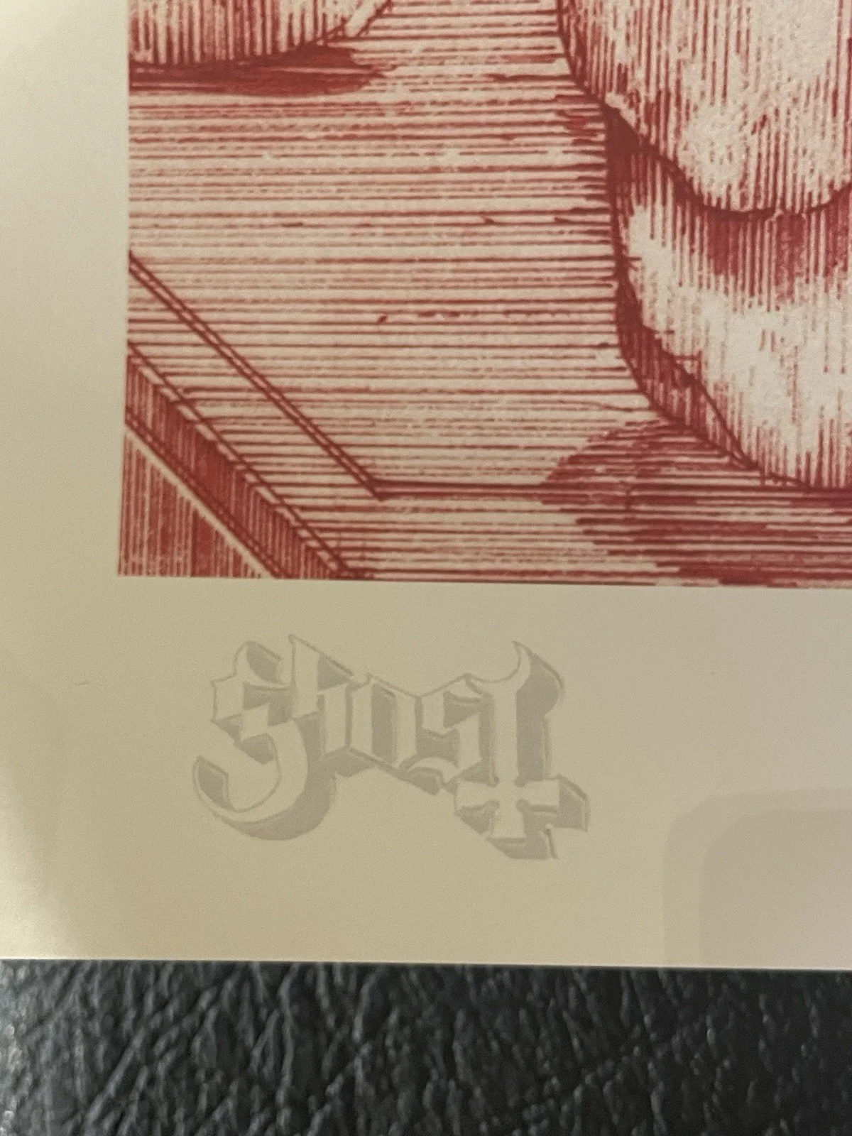 Ghost 2016 Black to the Future Tour Lithograph Poster Signed/Numbered, image 3