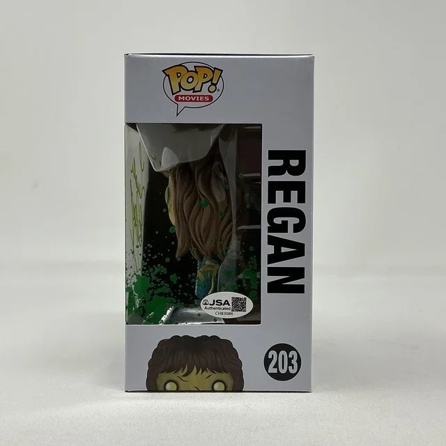 Linda Blair — Linda Blair Autographed The Exorcist Regan Green Splatter Funko Pop #203 JSA COA, изображение 5