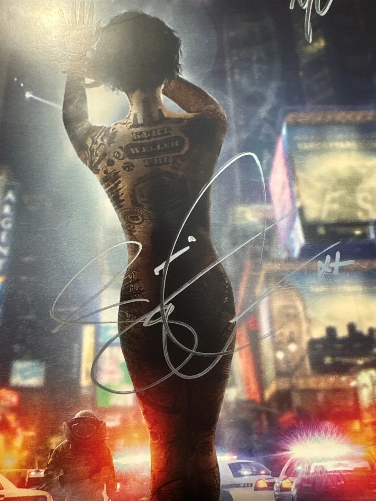 Blindspot Dual Signed Comic Con Poster Jaimie Alexander Martin Gero 2015, image 2
